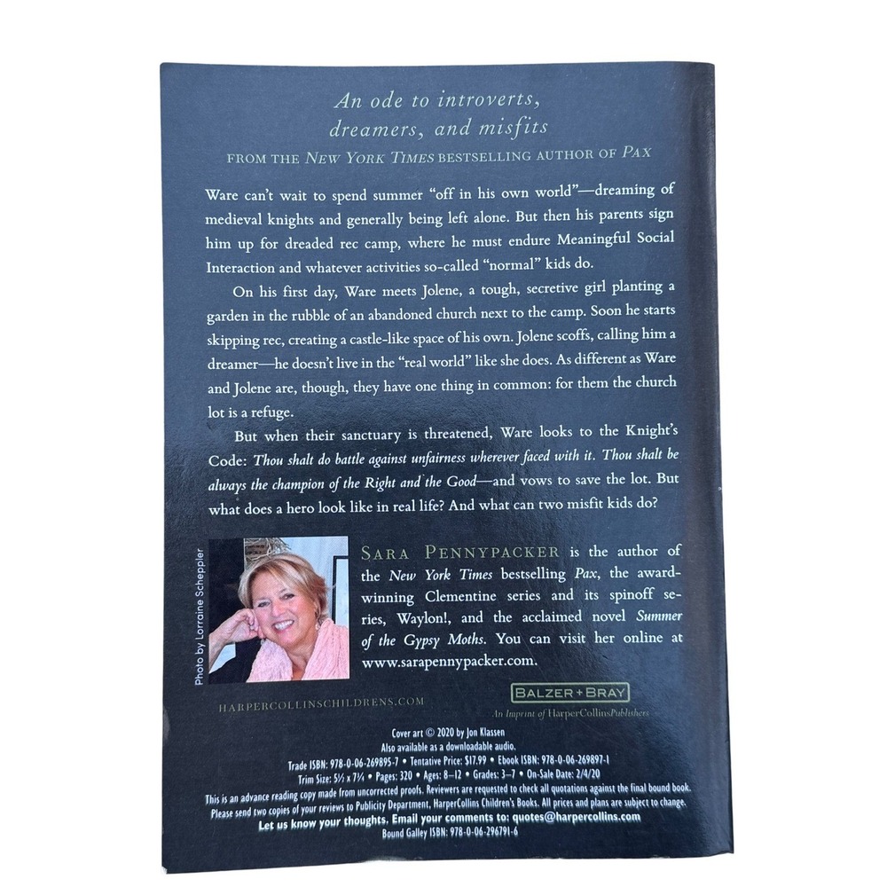 Here In the real world Sara Pennypacker Advanced Readers Edition Soft Cover - Picture 3 of 4